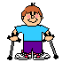 Child with Crutches