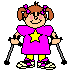 Child with Crutches